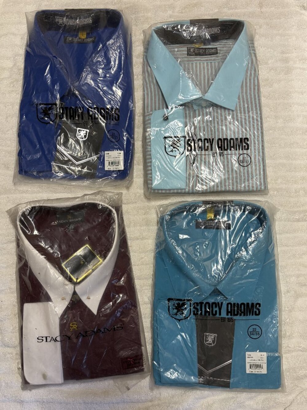 FOUR  Stacy Adams  22" Dress Shirts